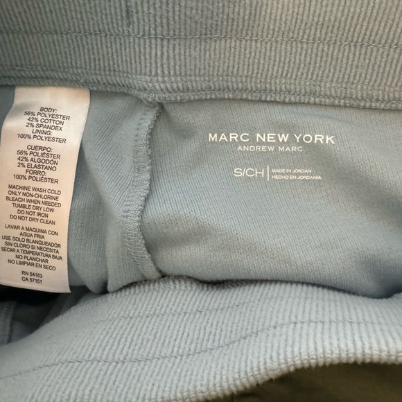 Marc New York NWT women’s jogger sweatpants size S Light Blue Color. - Picture 5 of 5
